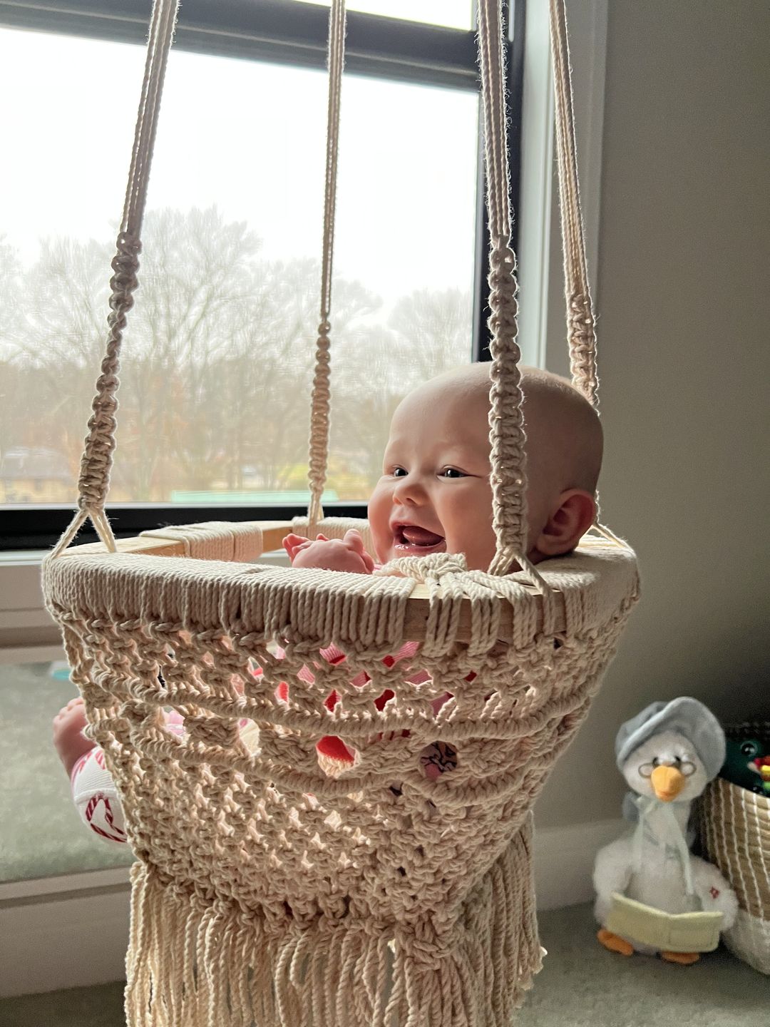  Handcrafted Boho Baby Swing - MamaBond Cradle™