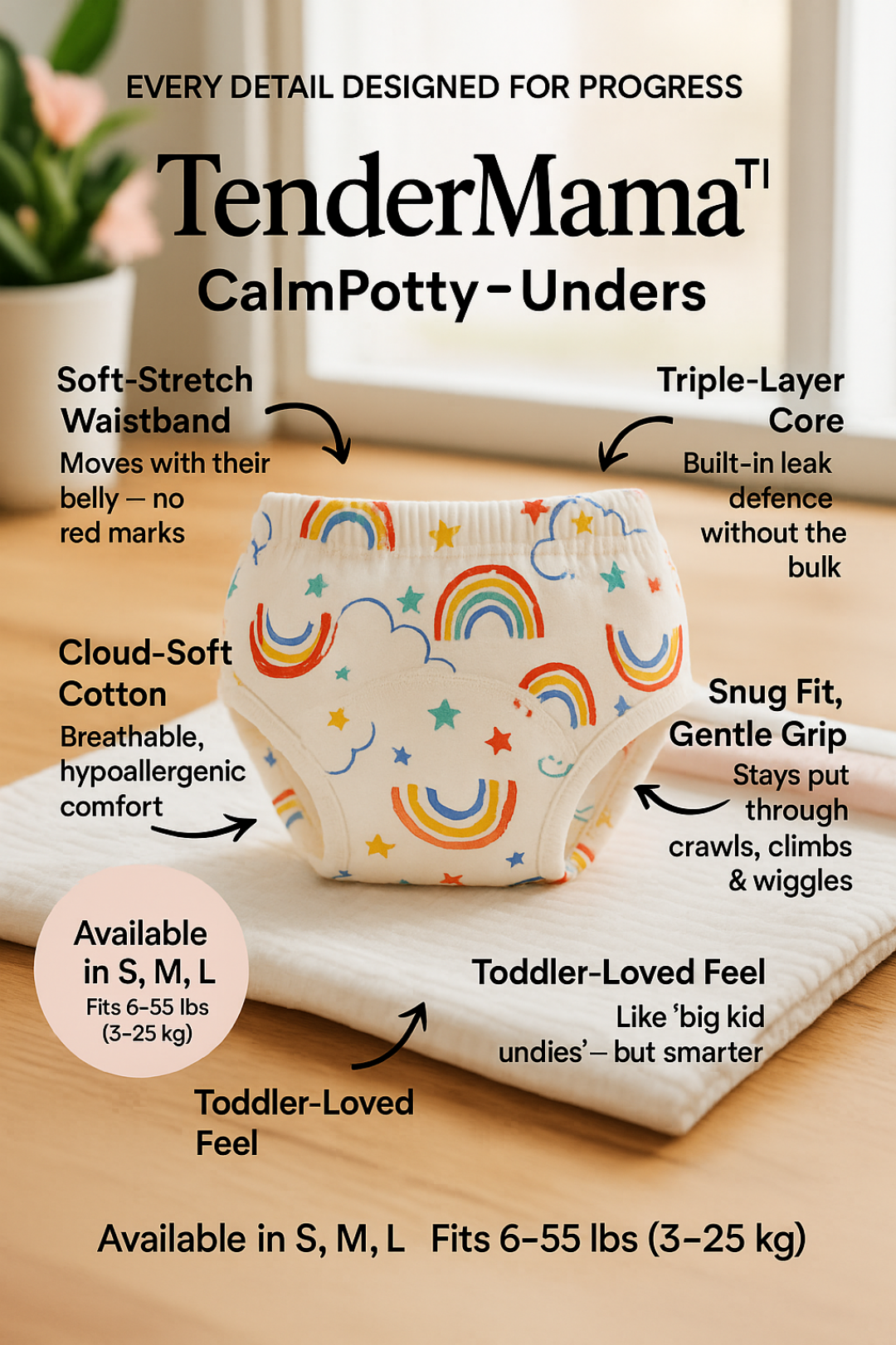 TenderMama CalmPotty Undies™