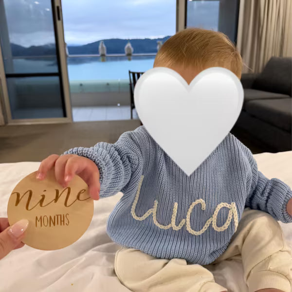 Hand Knitted Personalized Sweater
